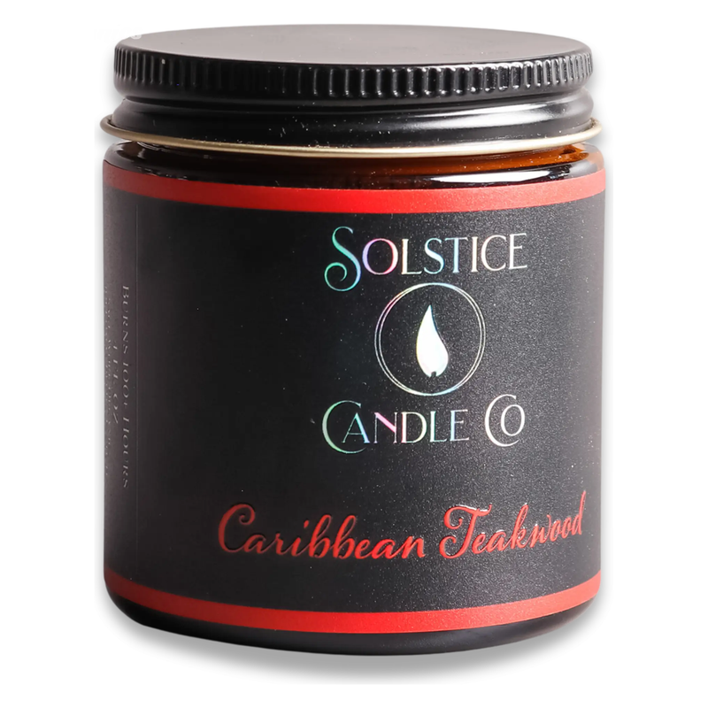 SageWork Organics Caribbean Teakwood Candle Scented Candles