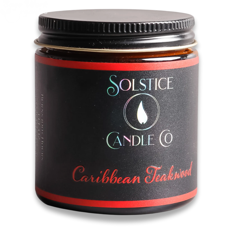 SageWork Organics Caribbean Teakwood Candle Scented Candles