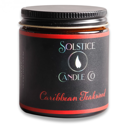SageWork Organics Caribbean Teakwood Candle Scented Candles