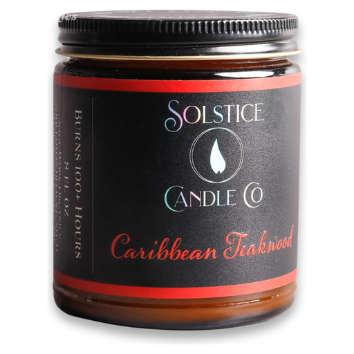 SageWork Organics Caribbean Teakwood Candle Scented Candles
