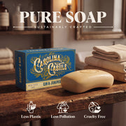 Carolina Castile Soap Gin & Juniper Castile Bar Soap Dark Olive Green 3 Pack,6 Pack,Case of 48 bars