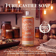 Carolina Castile Soap Orange Castile Soap Rosy Brown 32 oz,1 Gallon