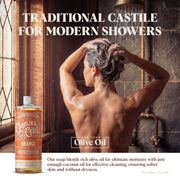 Carolina Castile Soap Orange Castile Soap White Smoke 32 oz,1 Gallon