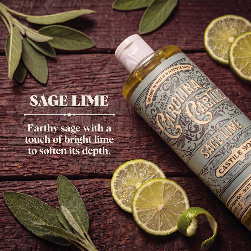 Carolina Castile Soap Sage Lime Castile Soap