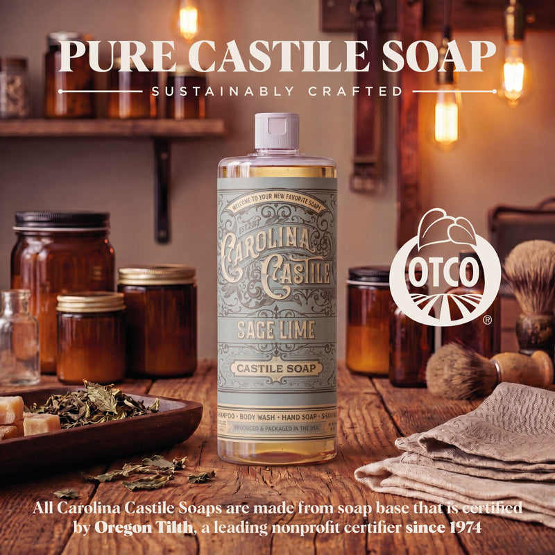 Carolina Castile Soap Sage Lime Castile Soap
