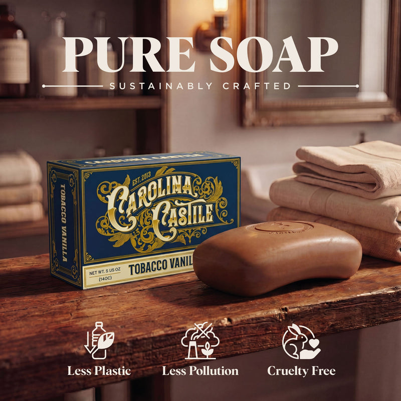 Carolina Castile Soap Castile Bar Soap - Tobacco Vanilla