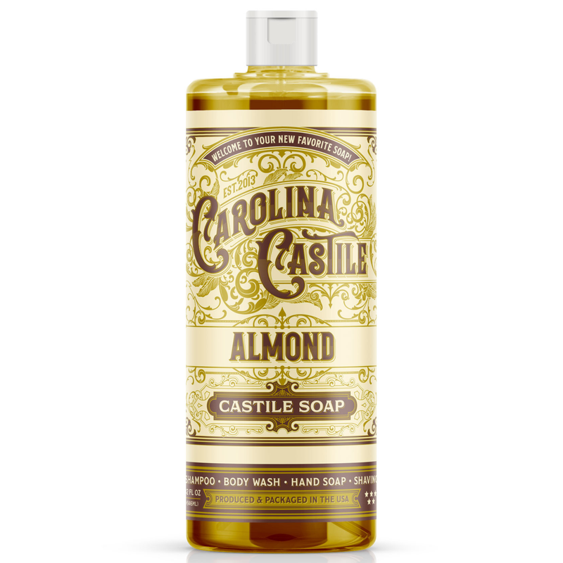 Carolina Castile Soap Almond Castile Soap White Smoke 32 oz