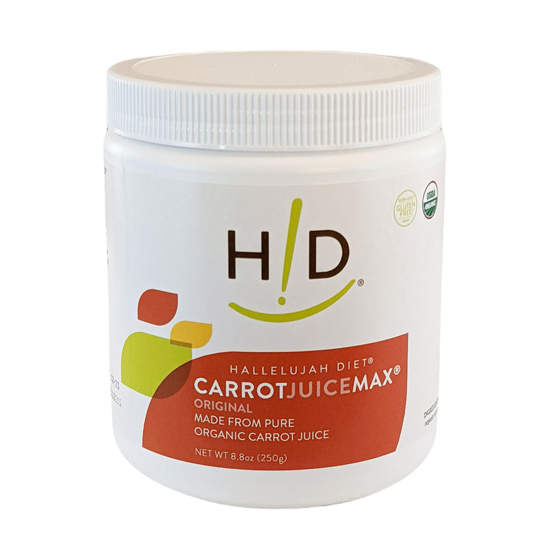 Hallelujah Diet CarrotJuiceMax - Organic Carrot Juice Powder Dehydrated Juice Powder