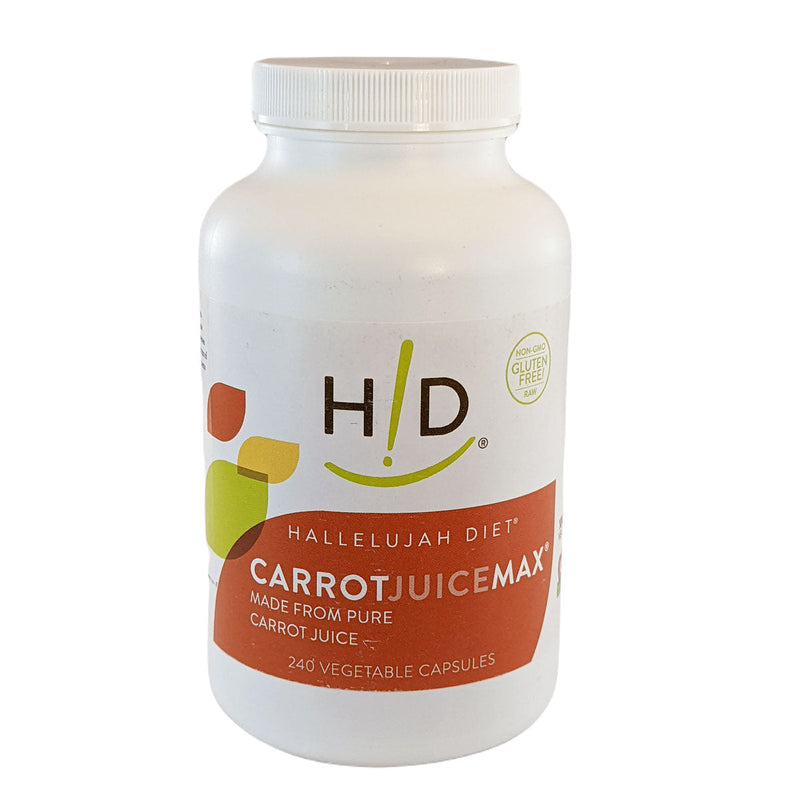 Hallelujah Diet CarrotJuiceMax Capsules Dehydrated Juice Powder