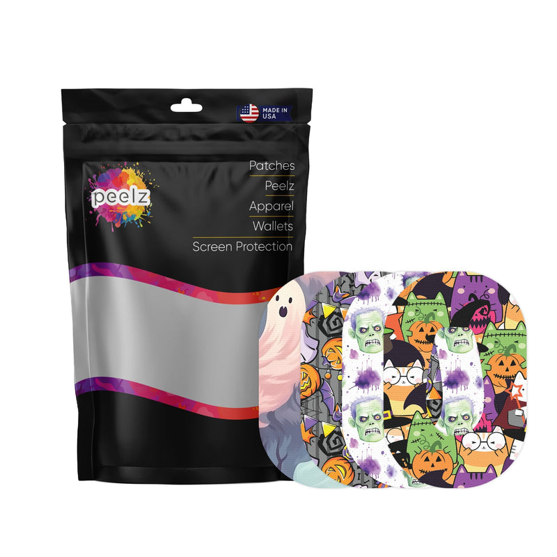 Peelz Cartoon Halloween Variety Dexcom G6 Patch Tape - Pump Peelz Patch Medical Tape