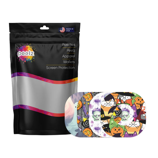 Peelz Cartoon Halloween Variety Dexcom G7 and Stelo Patch Tape - Pump Peelz Patch Medical Tape