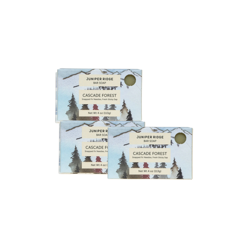 Juniper Ridge Cascade Forest Bar Soap 3-Pack Bar Soap