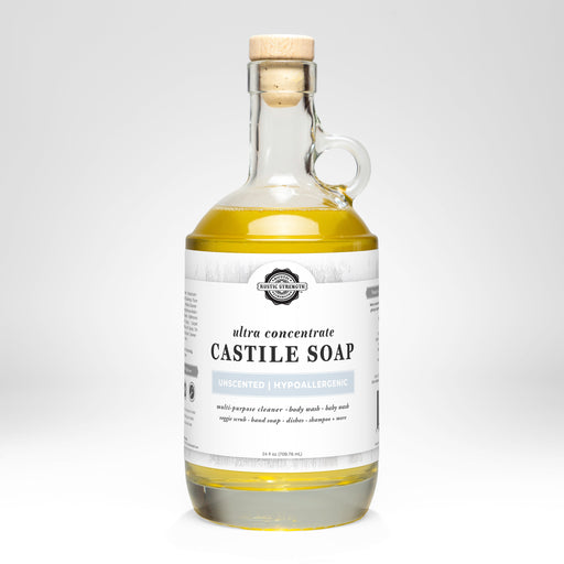 Rustic Strength Castile Soap - Ultra Concentrate | Unscented Soap