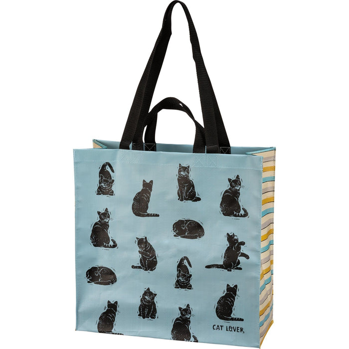 The Bullish Store - Cat Lover Market Tote Bag | 15.50" X 15.25" X 6"