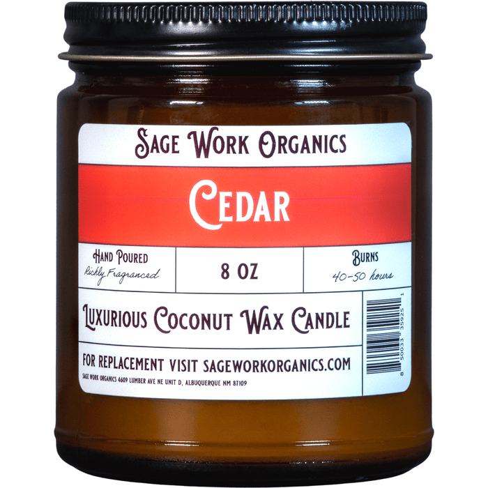 Sagework Organics - Cedar Candle