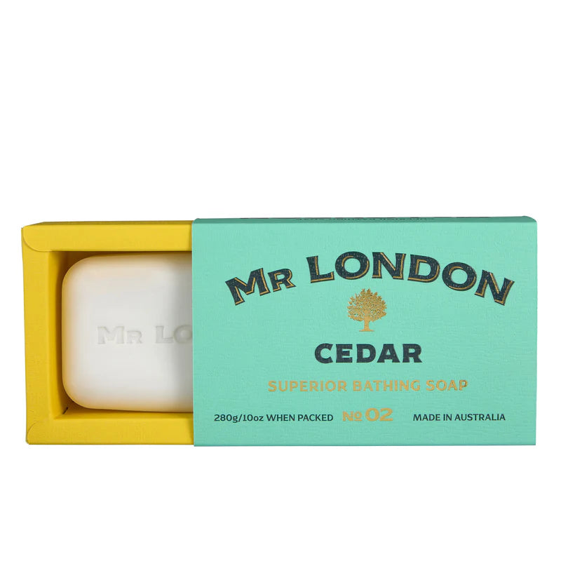 Mr London Mr London Cedar No 02 Superior Bathing Soap for Men 280g/10oz Bath Soap
