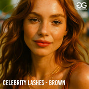 GladGirl Celebrity Lashes - Brown Eyelashes