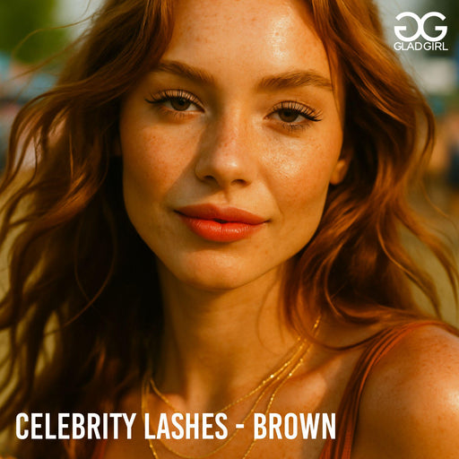GladGirl Celebrity Lashes - Brown Eyelashes