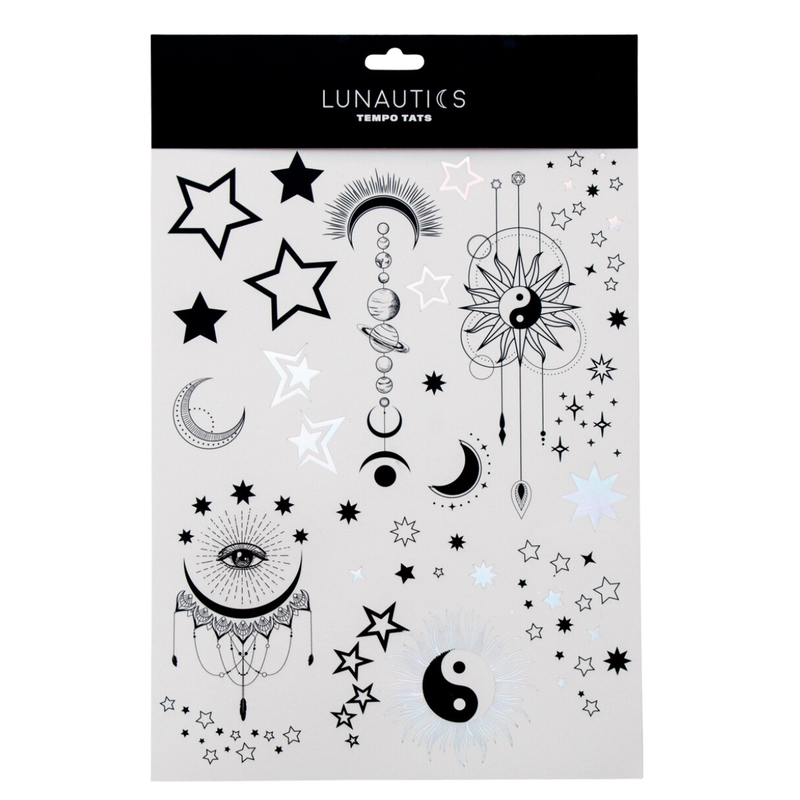 Lunautics Celestial Dream - Holographic Temporary Tattoo Temporary Tattoo