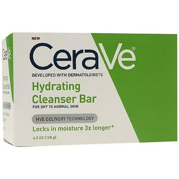 CeraVe Cerave hydrating cleanser bar 4.5 oz (3) Bath & Body