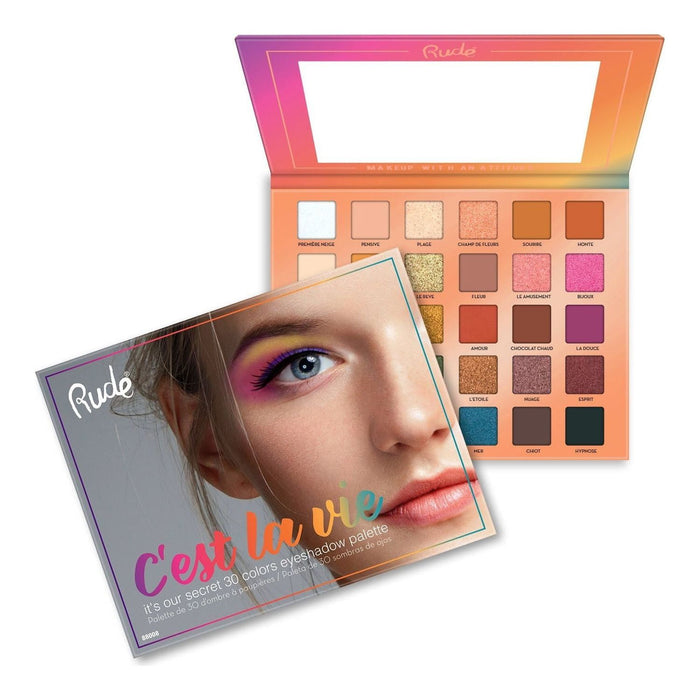 Rude Cosmetics - Rude Cosmetics - C'est La Vie 30 Eyeshadow Palette