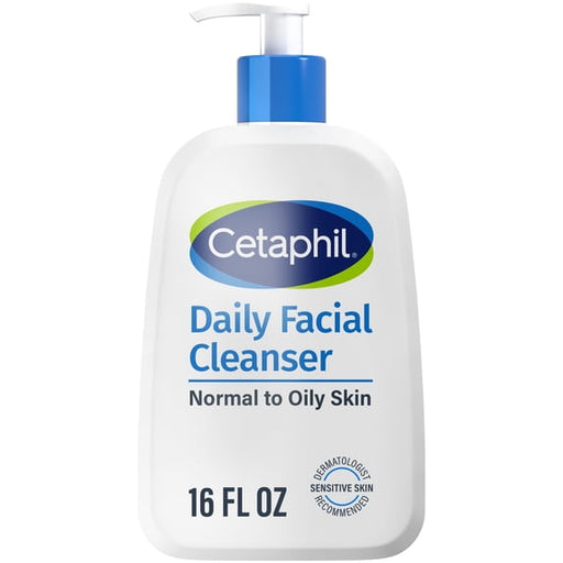 Cetaphil Cetaphil Daily Facial Cleanser, Combination to Oily Sensitive Skin - 16.0 Fl Oz Facial Cleanser White Smoke
