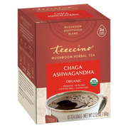 Teeccino Chaga Ashwagandha Butterscotch Cream Mushroom Herbal Tea Herbal Tea