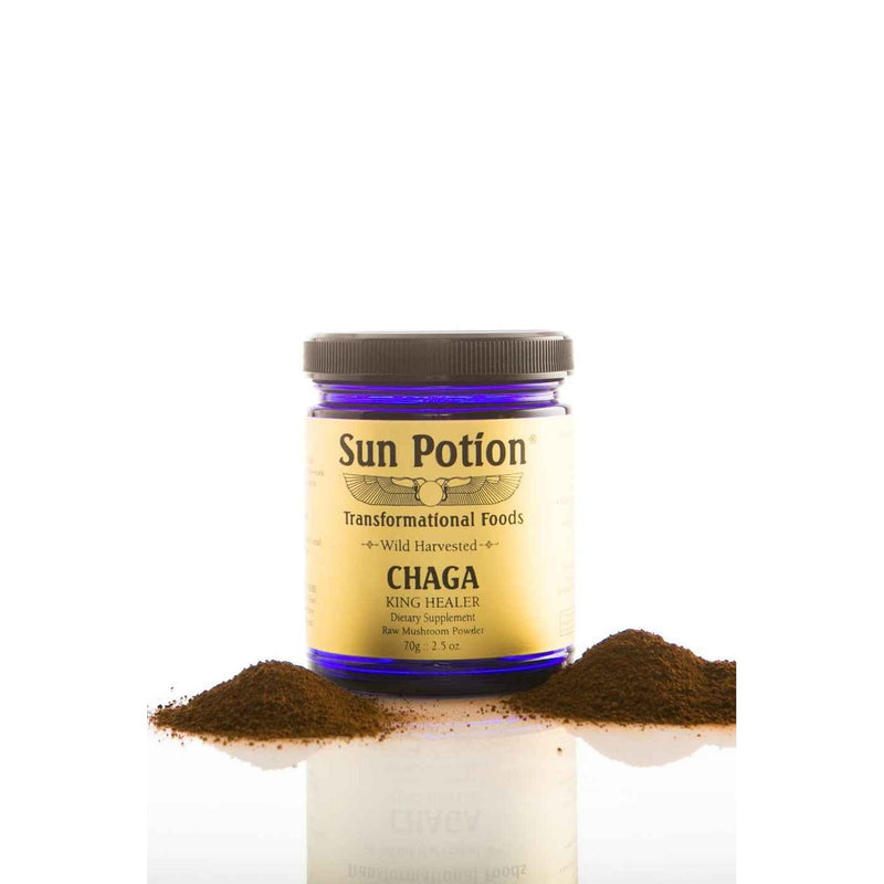 Sun Potion Chaga Mushroom Powder (Wildcrafted) Adaptogen