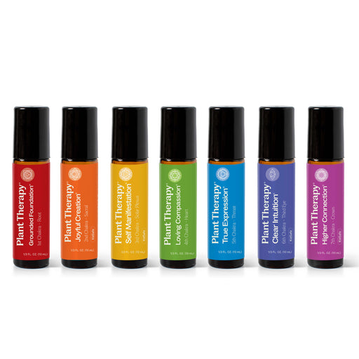 Plant Therapy Chakra Blends Essential Oil Roll-On Set Essential Oil