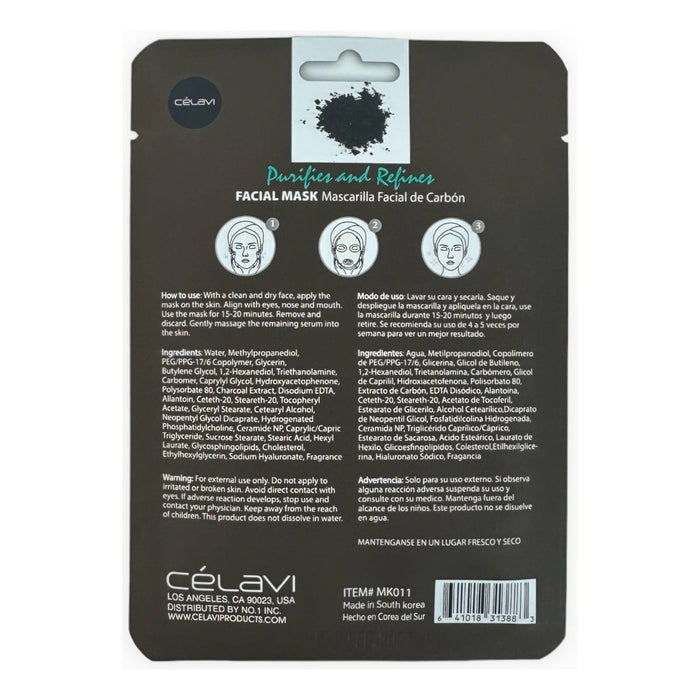 PURIFYING CHARCOAL SHEET MASK 0.74oz/20g