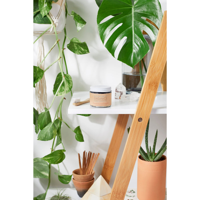 Butter Me Up Organics Organic Activated Charcoal Toothpaste / Whitening Toothpaste / Organic Toothpaste / Black Toothpaste / Charcoal Toothpaste / Tooth Paste Teeth