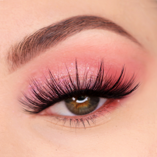 Pink Purée Charmer Faux Mink Lashes