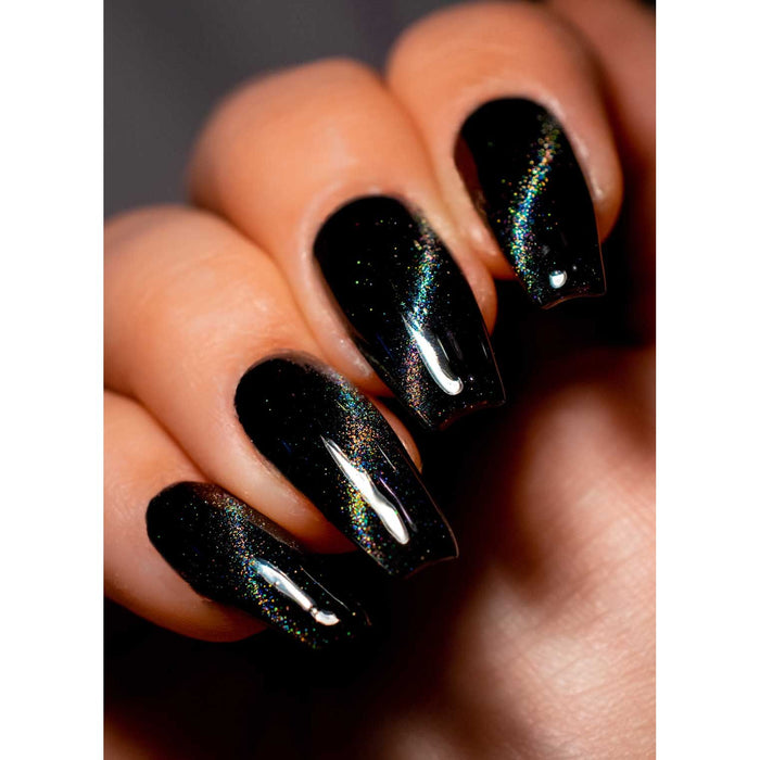 Uberchic Beauty Chasing Lightning   Holo Cats Eye Gel Polish