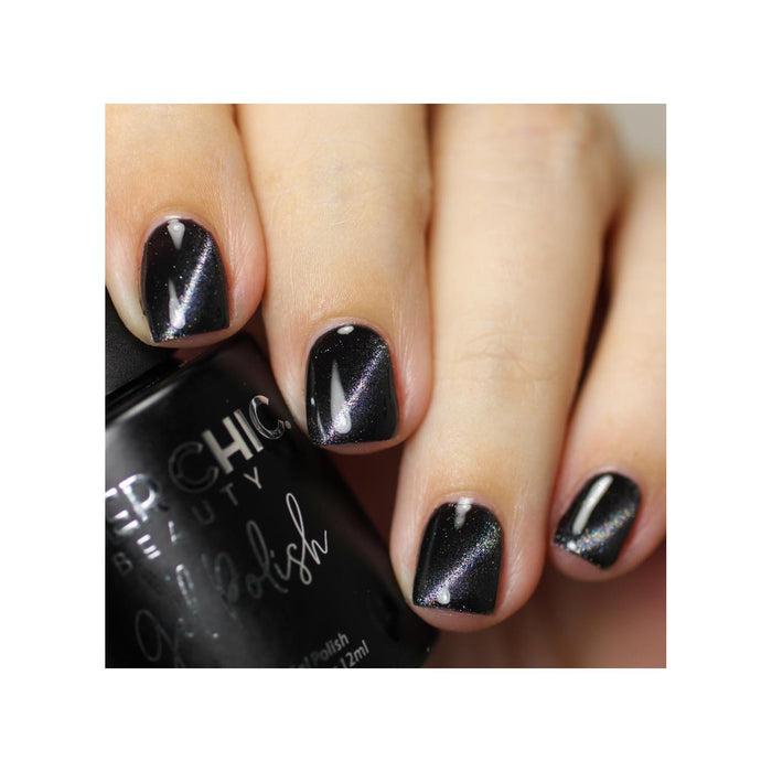 Uberchic Beauty Chasing Lightning   Holo Cats Eye Gel Polish