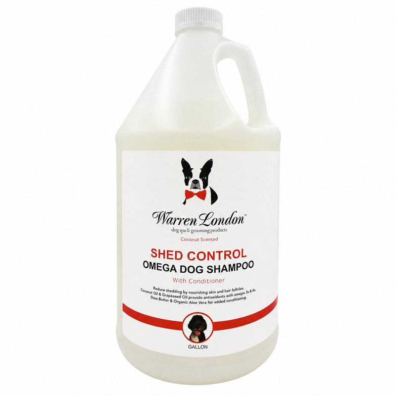 Warren London Shed Control Shampoo for Dogs - Professional Size Dog Shampoo Lavender