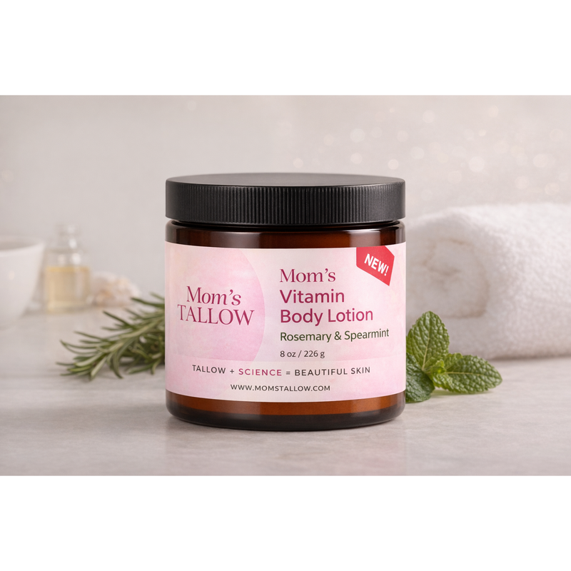 Mom’s Tallow Vitamin-Infused Tallow Body Lotion