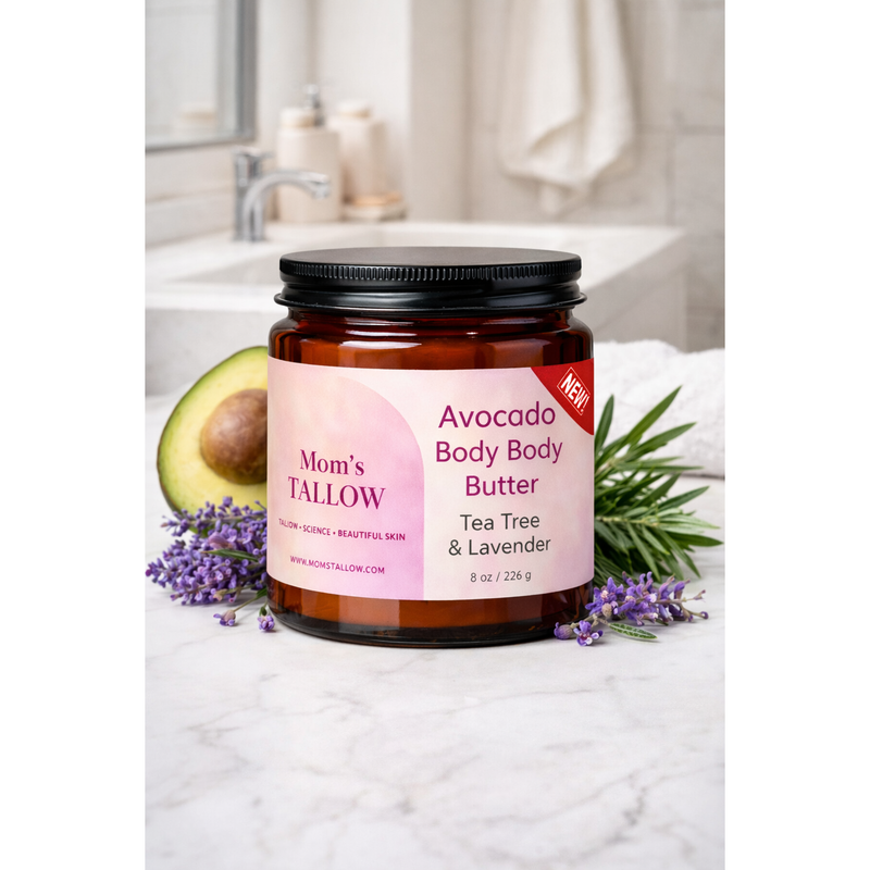 Mom’s Tallow Avocado Tallow Body Butter (8 oz)