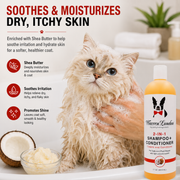 Warren London 2-in-1 Dog Shampoo & Conditioner – Coconut, 17 oz Dog Shampoo Lavender