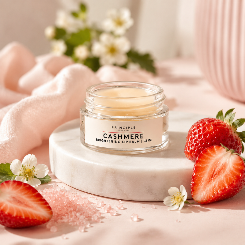 P R I N C I P L E Cashmere Lip Balm Face Wheat