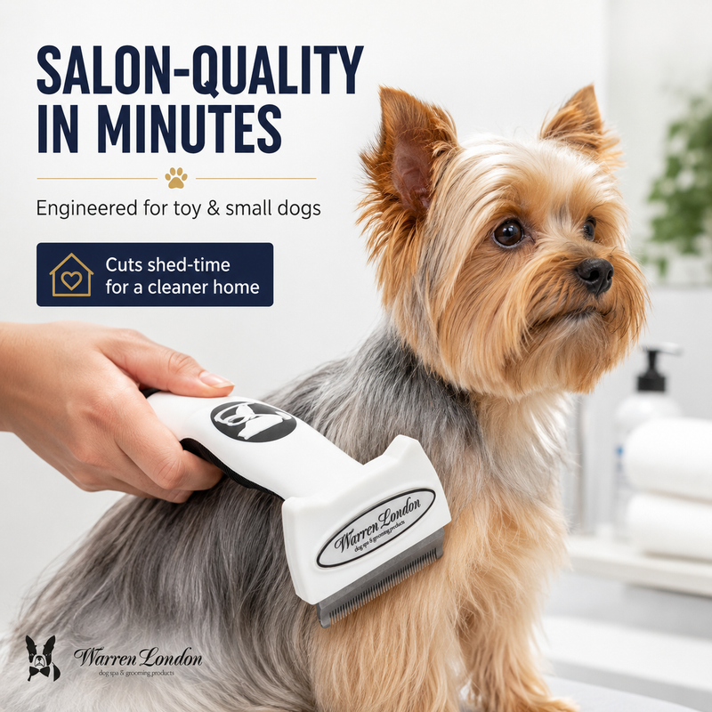 Warren London Warren London Short Hair Deshedding Brush Leashes, Collars & Accessories Lavender Small 1.75" Brush (up to 25 lbs),Medium 2.5" Brush (25 - 50 lbs),Large 4" Brush (40+ lbs)