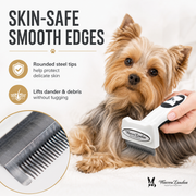 Warren London Warren London Short Hair Deshedding Brush Leashes, Collars & Accessories White Smoke Small 1.75" Brush (up to 25 lbs),Medium 2.5" Brush (25 - 50 lbs),Large 4" Brush (40+ lbs)