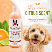 Warren London Neem Oil Oatmeal Shampoo - Soothes & Relieves Itching - Insect Repellant Dog Shampoo