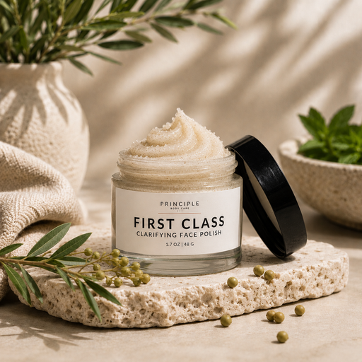 P R I N C I P L E First Class Clarifying Face Polish Face Gray