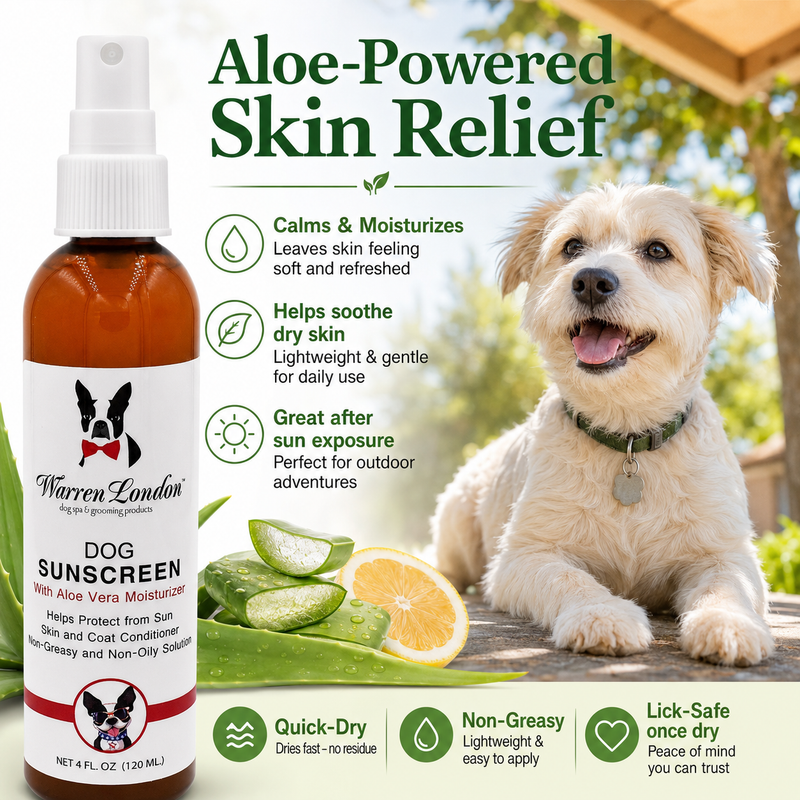 Warren London Dog Sunscreen With Aloe Vera Moisturizer Spa Product