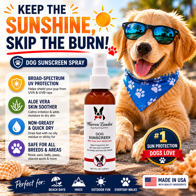 Warren London Dog Sunscreen With Aloe Vera Moisturizer Spa Product