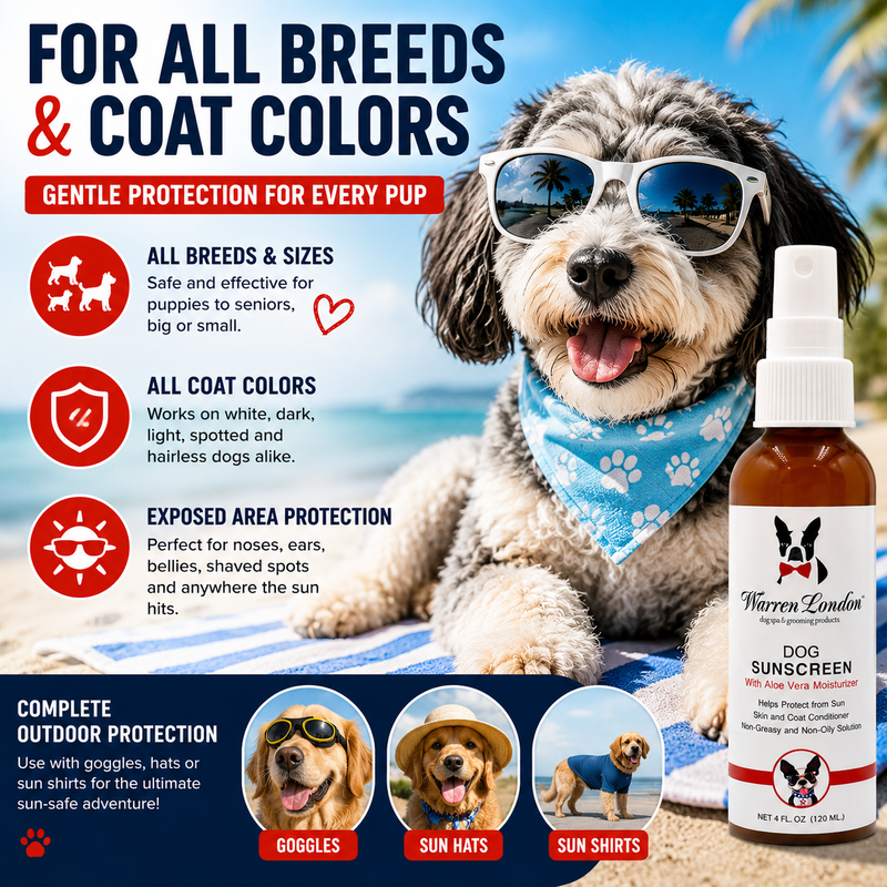 Warren London Dog Sunscreen With Aloe Vera Moisturizer Spa Product