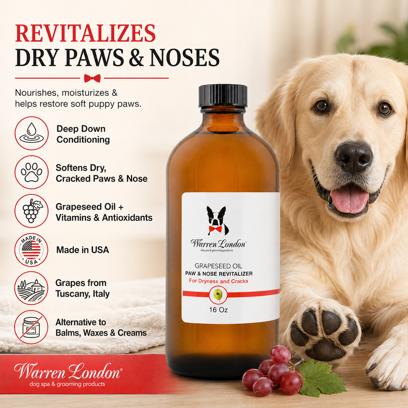 Warren London Grapeseed Oil Paw and Nose Revitalizer - Professional Size Spa Product