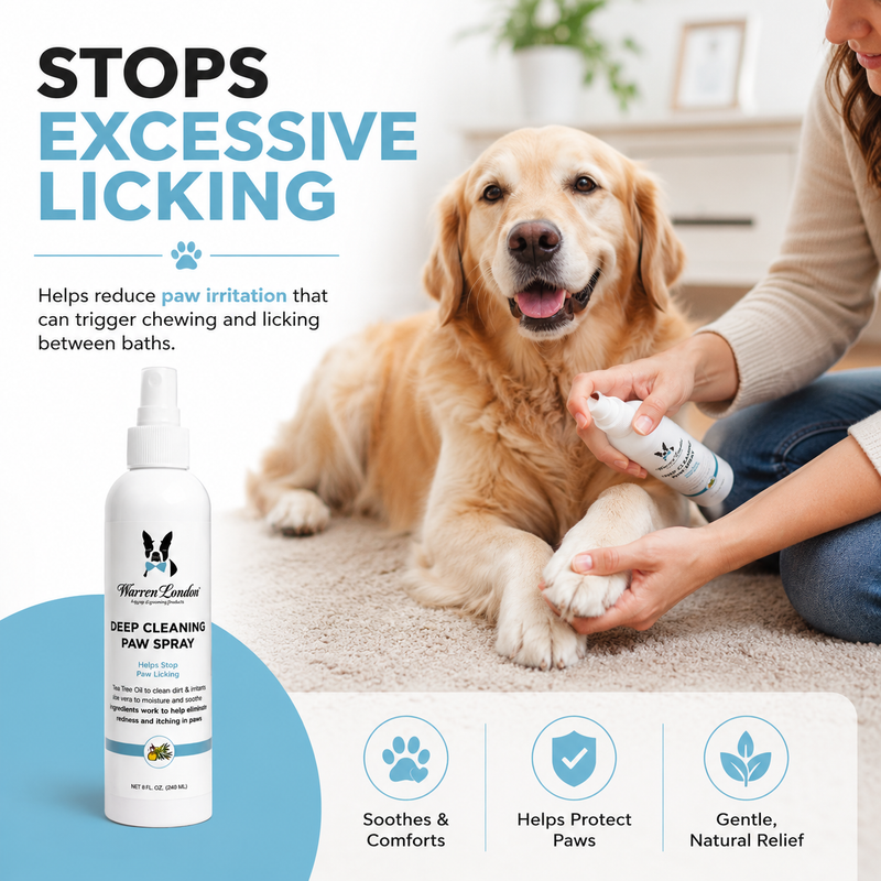 Warren London Deep Cleaning Paw Spray for Dogs Spa Product