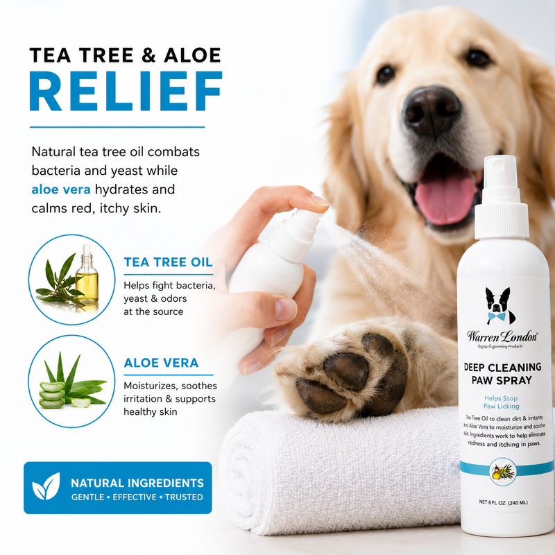 Warren London Deep Cleaning Paw Spray for Dogs Spa Product