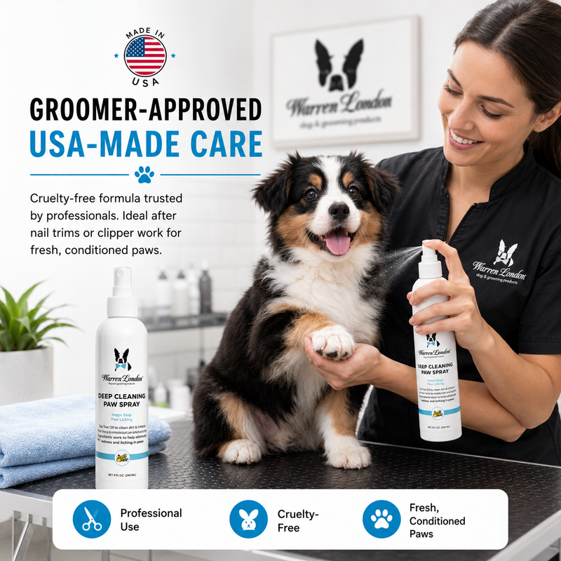 Warren London Deep Cleaning Paw Spray for Dogs Spa Product